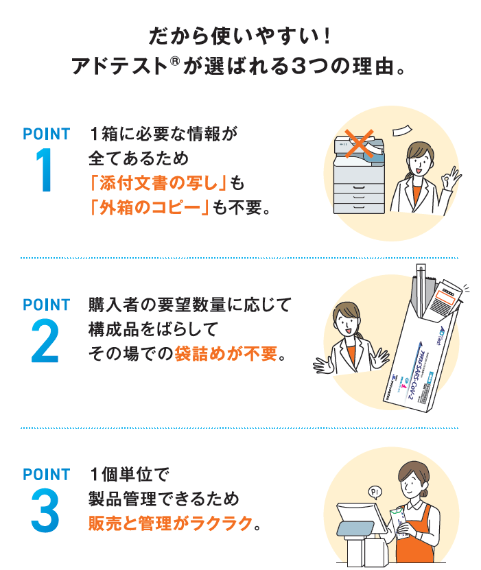 アドテスト® SARS-CoV-2」の1検体用 箱仕様の発売開始 | 《公式
